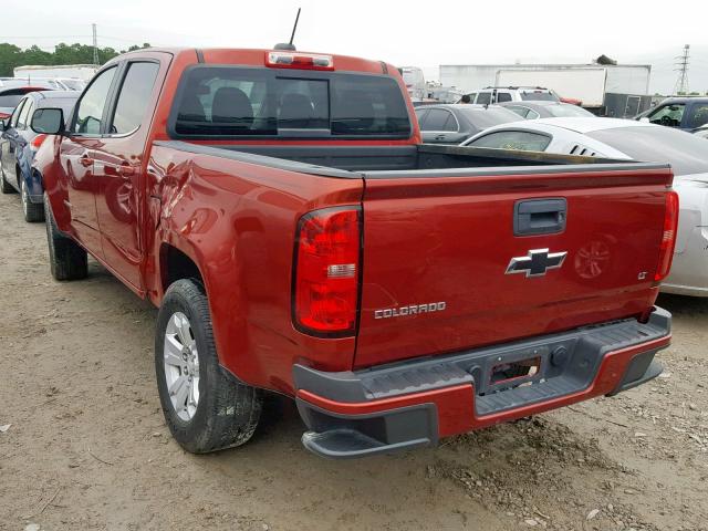 1GCGSCE33G1249717 - 2016 CHEVROLET COLORADO L ORANGE photo 3