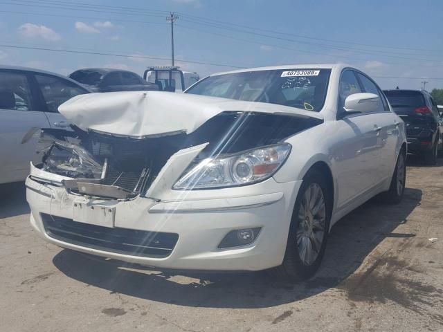 KMHGC4DE6AU105361 - 2010 HYUNDAI GENESIS 3. WHITE photo 2