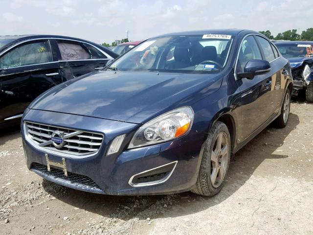 YV1612FS1D2185742 - 2013 VOLVO S60 T5 BLUE photo 2