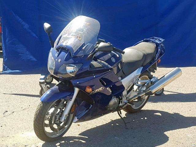 JYARP07E75A004144 - 2005 YAMAHA FJR1300 BLUE photo 2