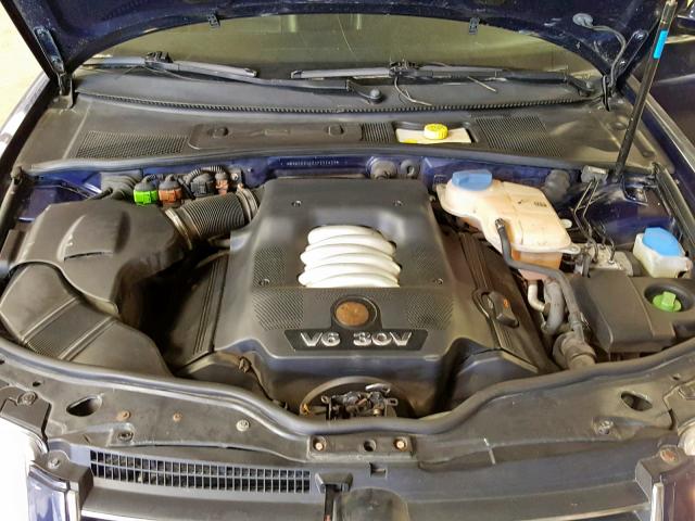 WVWRH63B83P277457 - 2003 VOLKSWAGEN PASSAT GLX BLUE photo 7