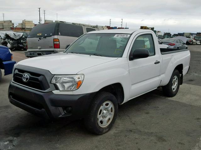 5TFNX4CN9EX031889 - 2014 TOYOTA TACOMA WHITE photo 2