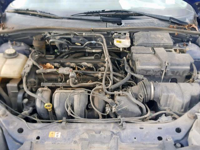 1FAFP34N36W109514 - 2006 FORD FOCUS ZX4 BLUE photo 7