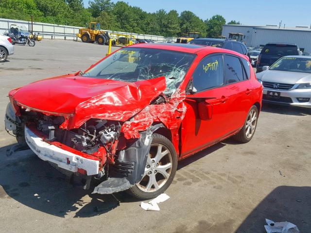 JM1BK344671678130 - 2007 MAZDA 3 HATCHBAC RED photo 2