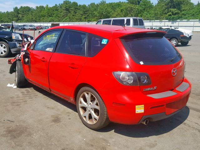 JM1BK344671678130 - 2007 MAZDA 3 HATCHBAC RED photo 3