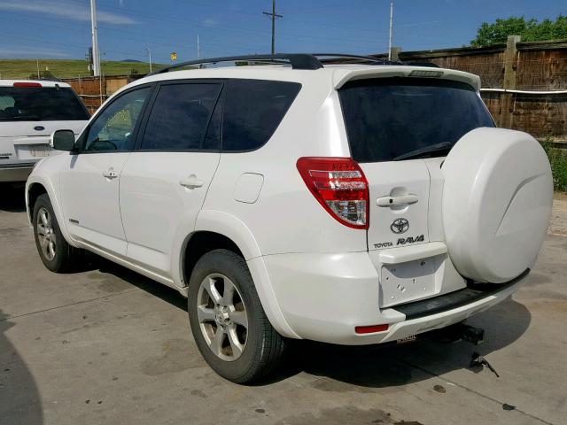 2T3BK31V59W005380 - 2009 TOYOTA RAV4 LIMIT WHITE photo 3