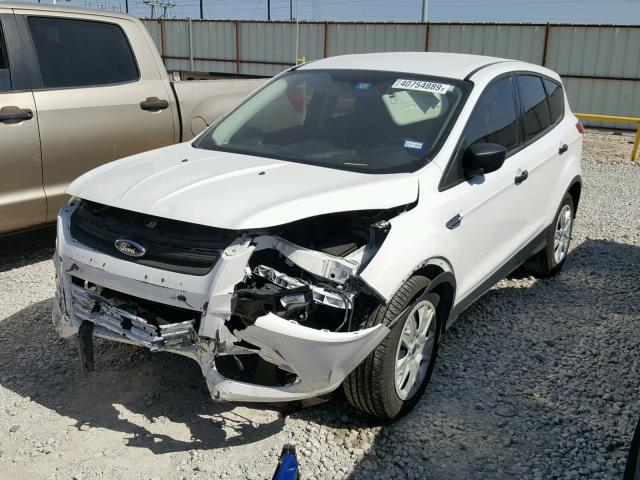 1FMCU0F78FUC65462 - 2015 FORD ESCAPE S WHITE photo 2