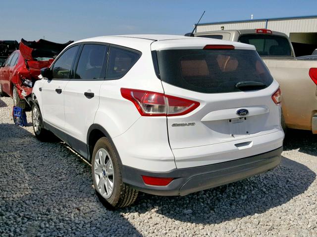 1FMCU0F78FUC65462 - 2015 FORD ESCAPE S WHITE photo 3