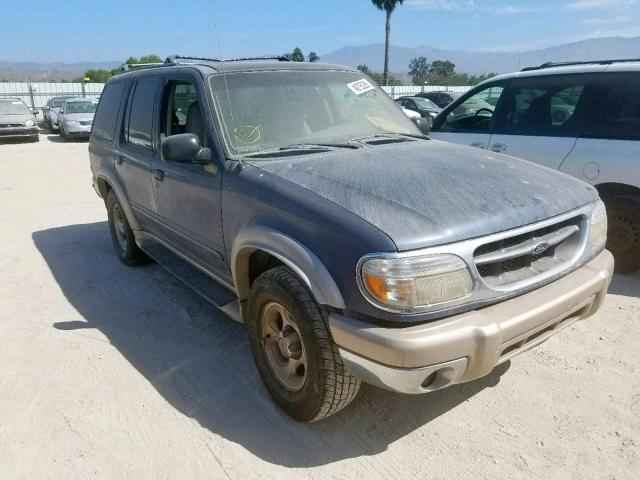 1FMZU64E1YZB97512 - 2000 FORD EXPLORER E BLUE photo 1