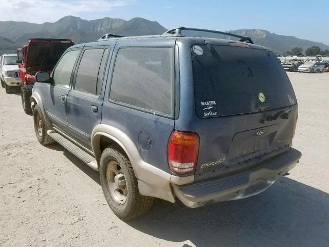 1FMZU64E1YZB97512 - 2000 FORD EXPLORER E BLUE photo 3