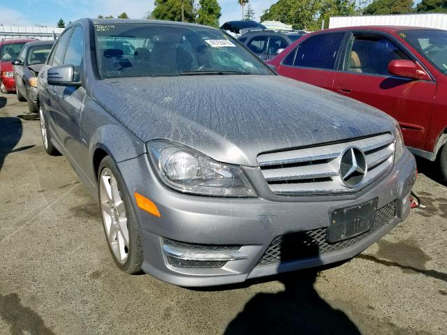 WDDGF4HB7CA614171 - 2012 MERCEDES-BENZ C 250 GRAY photo 1