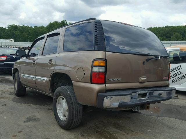 1GKEK13V54R303519 - 2004 GMC YUKON BROWN photo 3