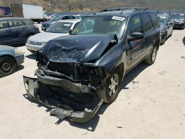 1GKDT13S542362111 - 2004 GMC ENVOY CHARCOAL photo 2