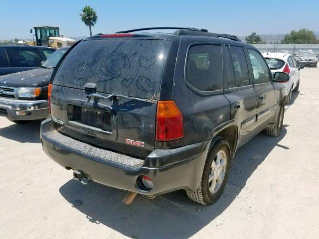 1GKDT13S542362111 - 2004 GMC ENVOY CHARCOAL photo 4