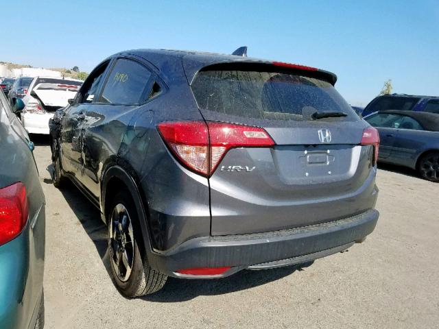 3CZRU5H53JM717123 - 2018 HONDA HR-V EX CHARCOAL photo 3