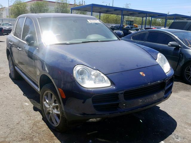 WP1AB29P74LA67367 - 2004 PORSCHE CAYENNE S BLUE photo 1