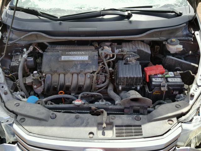 JHMZE2H73BS002109 - 2011 HONDA INSIGHT EX GRAY photo 7