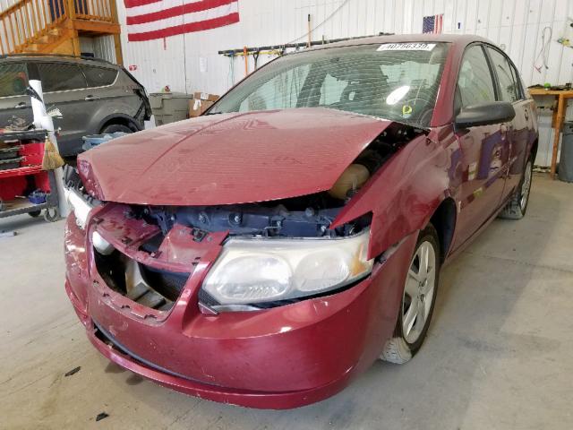 1G8AJ55F07Z103432 - 2007 SATURN ION LEVEL RED photo 2