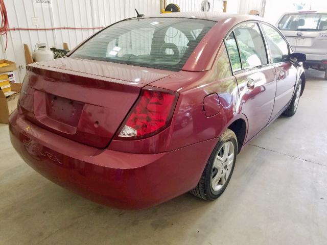 1G8AJ55F07Z103432 - 2007 SATURN ION LEVEL RED photo 4
