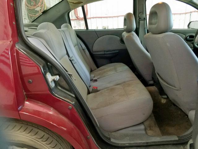 1G8AJ55F07Z103432 - 2007 SATURN ION LEVEL RED photo 6