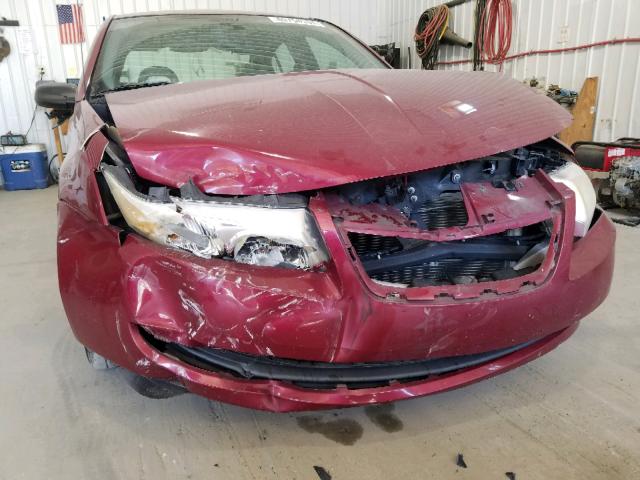 1G8AJ55F07Z103432 - 2007 SATURN ION LEVEL RED photo 9