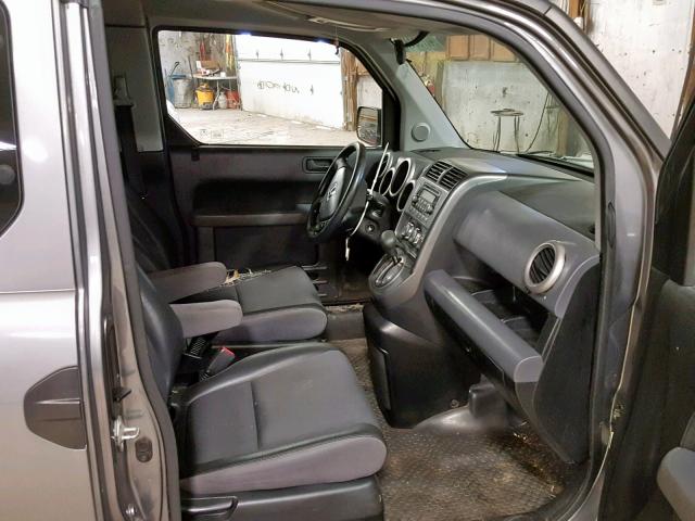 5J6YH28635L018279 - 2005 HONDA ELEMENT EX GRAY photo 5