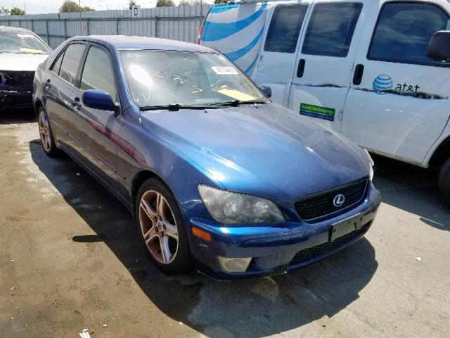 JTHBD192740093157 - 2004 LEXUS IS 300 BLUE photo 1