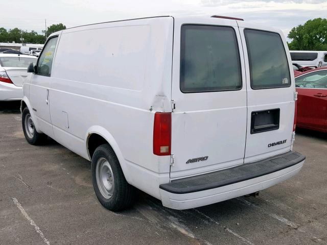 1GCDM19WXWB140511 - 1998 CHEVROLET ASTRO WHITE photo 3