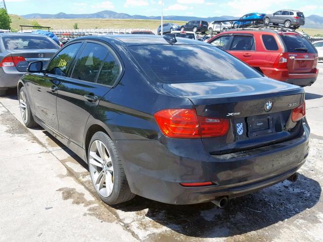 WBA3B9C55DJ899065 - 2013 BMW 335 XI BLACK photo 3