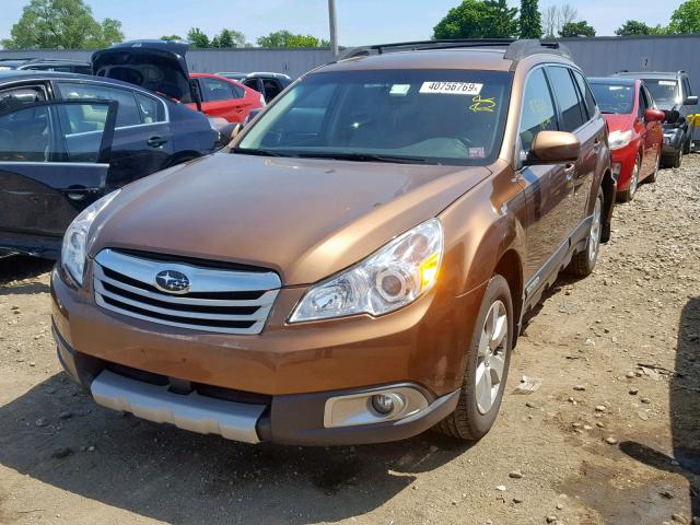 4S4BRDCC9C2249994 - 2012 SUBARU OUTBACK 3. BROWN photo 2