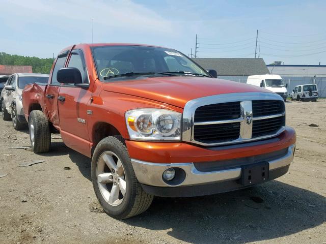 1D7HU18298S571849 - 2008 DODGE RAM 1500 S ORANGE photo 1