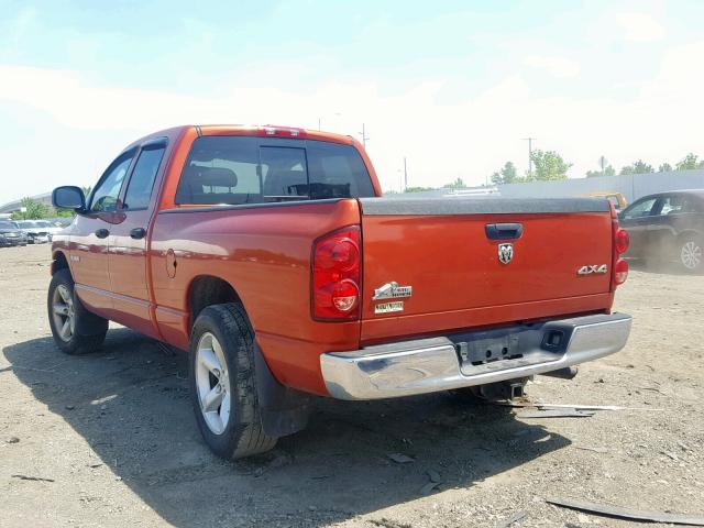 1D7HU18298S571849 - 2008 DODGE RAM 1500 S ORANGE photo 3