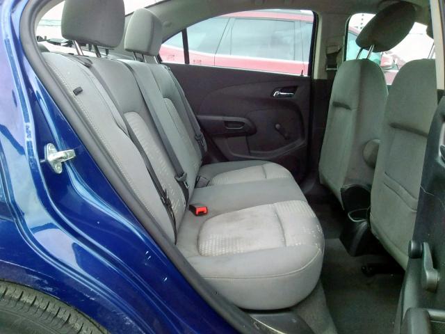1G1JA5SH5E4207803 - 2014 CHEVROLET SONIC LS BLUE photo 6