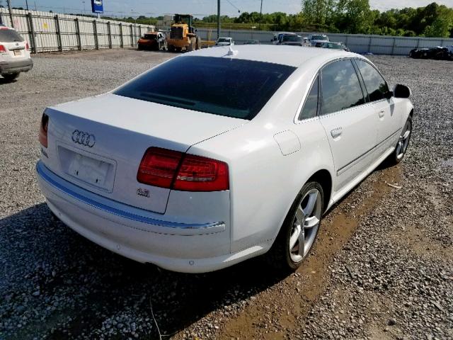 WAUMV94E38N015911 - 2008 AUDI A8 L QUATT WHITE photo 4