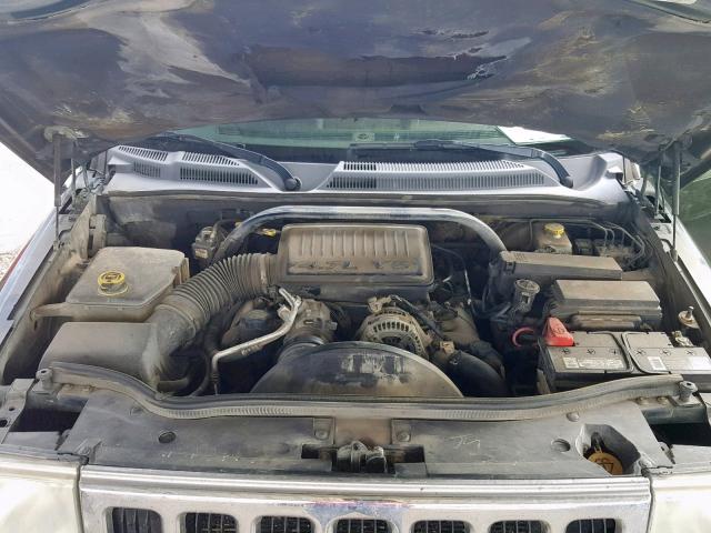 1J8HH48PX7C589399 - 2007 JEEP COMMANDER GREEN photo 7