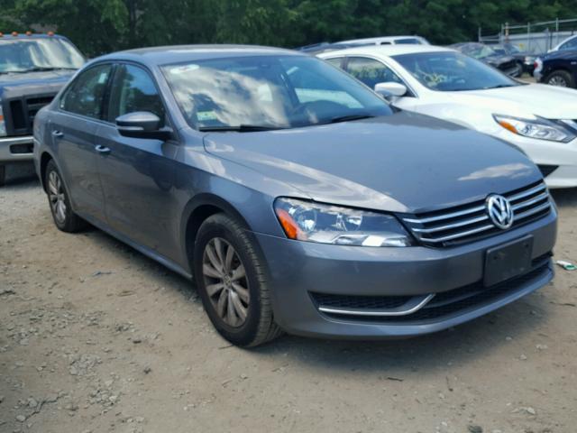 1VWAP7A36DC072582 - 2013 VOLKSWAGEN PASSAT S GRAY photo 1