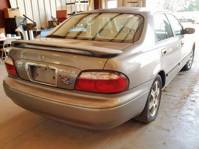 1YVGF22D8Y5123787 - 2000 MAZDA 626 ES BEIGE photo 4