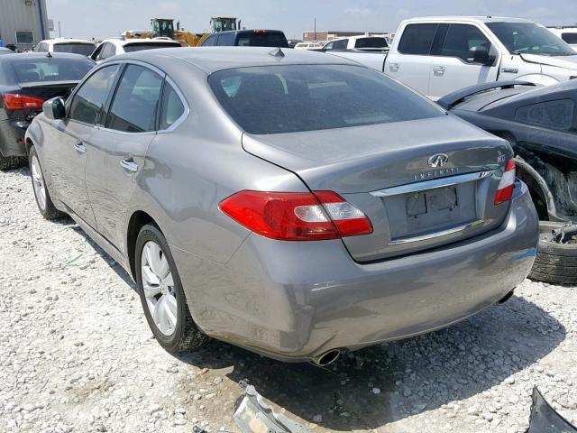 JN1BY1AP1BM322213 - 2011 INFINITI M37 GRAY photo 3