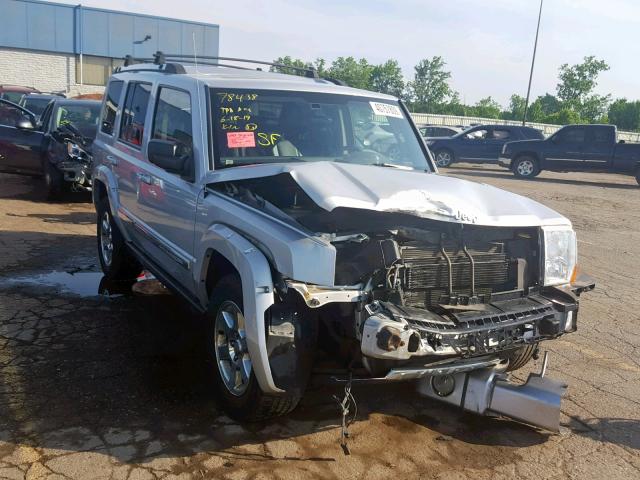 1J8HG58208C246843 - 2008 JEEP COMMANDER SILVER photo 1