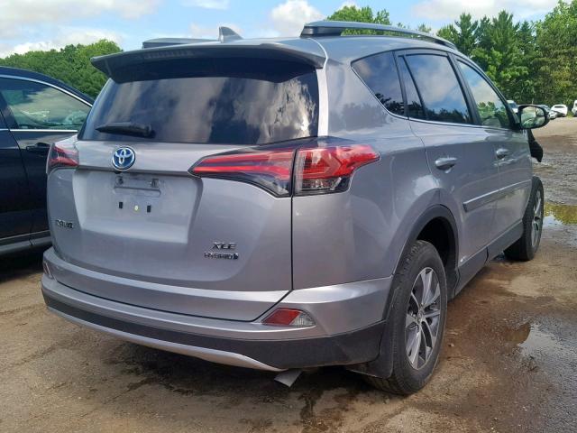 JTMRJREV9HD071747 - 2017 TOYOTA RAV4 HV LE GRAY photo 4