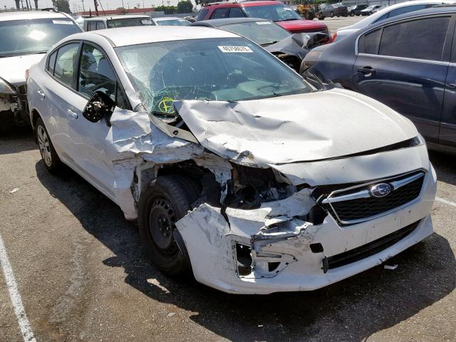 4S3GKAA67J3600726 - 2018 SUBARU IMPREZA WHITE photo 1