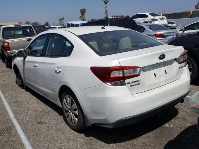 4S3GKAA67J3600726 - 2018 SUBARU IMPREZA WHITE photo 3