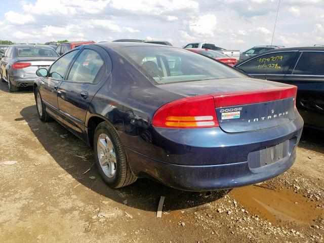 2B3HD46R14H687559 - 2004 DODGE INTREPID S Mavi foto 3