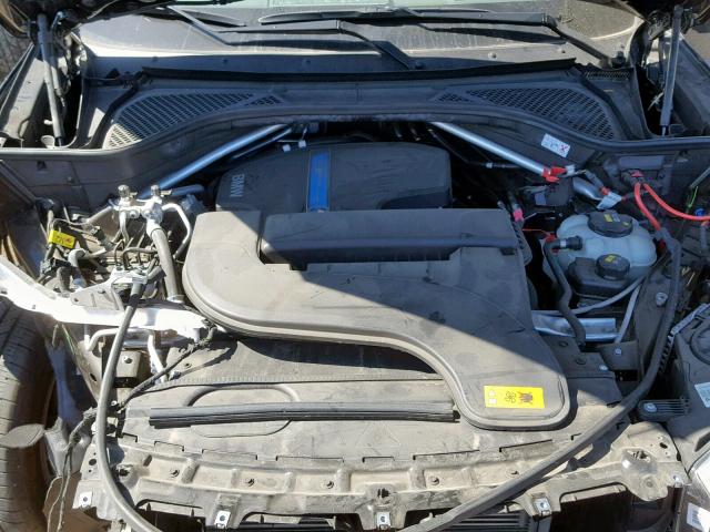 5UXKT0C55G0S77873 - 2016 BMW X5 XDR40E GRAY photo 7