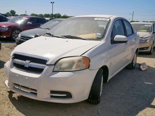 KL1TD56E59B603813 - 2009 CHEVROLET AVEO LS SILVER photo 2