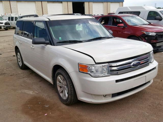 2FMGK5BC3ABB36762 - 2010 FORD FLEX SE WHITE photo 1