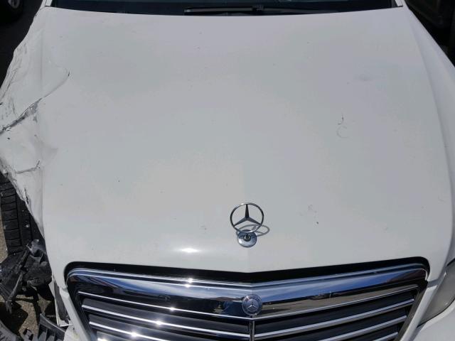 WDDHF5GB5AA103423 - 2010 MERCEDES-BENZ E 350 WHITE photo 7