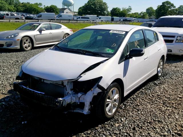 JHMZE2H74AS035490 - 2010 HONDA INSIGHT WHITE photo 1