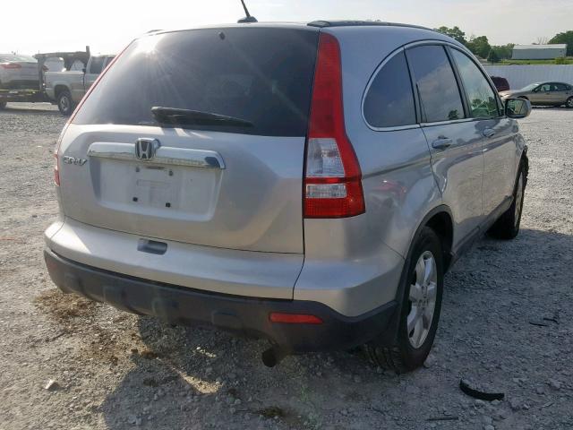 5J6RE48799L029004 - 2009 HONDA CR-V EXL SILVER photo 4