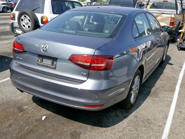 3VW2B7AJ2JM251357 - 2018 VOLKSWAGEN JETTA S GRAY photo 4